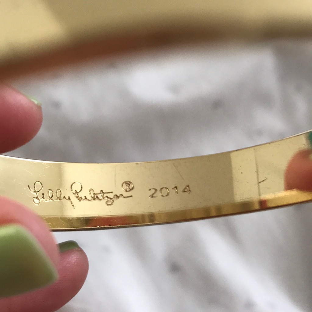 Lily Pulitzer Gold Bangle 15$